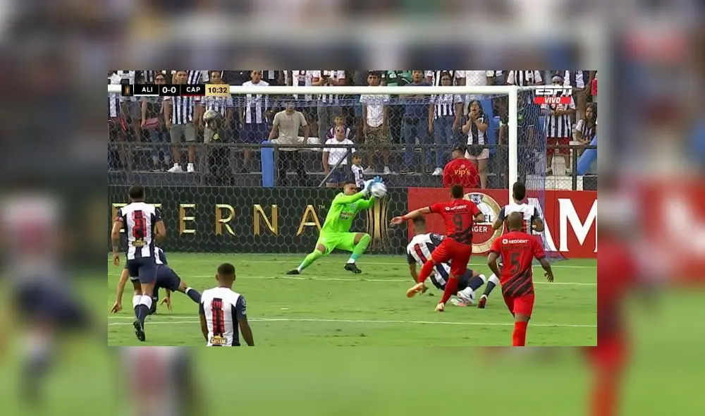 Campos es titular en Alianza Lima. Foto: captura de ESPN