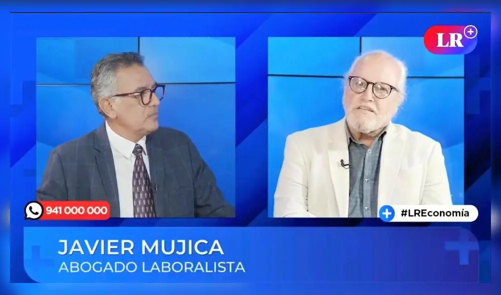 Rumi Cevallos entrevista a Javier Mujica, en LR+ Economía. Foto: Captura.