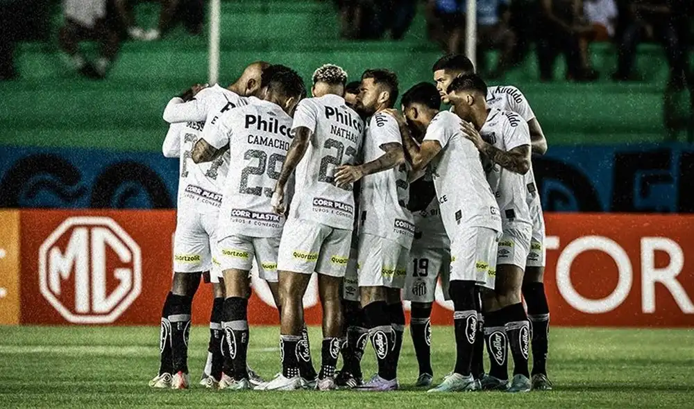 Santos derrotó por la mínima diferencia a Blooming en su debut de la Sudamericana 2023. Foto: Twitter Santos