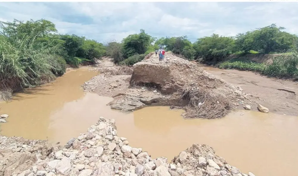 Más de 1.500 familias de El Verde y El Progreso han quedado aisladas y necesitan alimentos, medicinas y maquinaria. Foto: Rosa Quincho/ La República