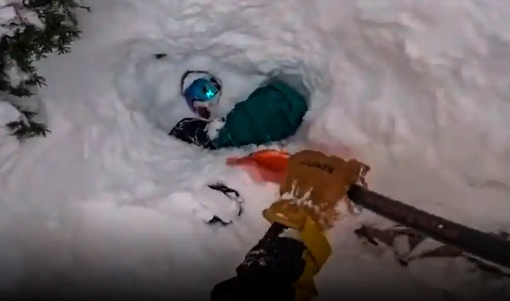 El hecho ocurrió en Mount Baker, Washington (Estados Unidos). Foto: @DeL2000/captura El hecho ocurrió en Mount Baker, Washington (Estados Unidos). Foto: @DeL2000/captura