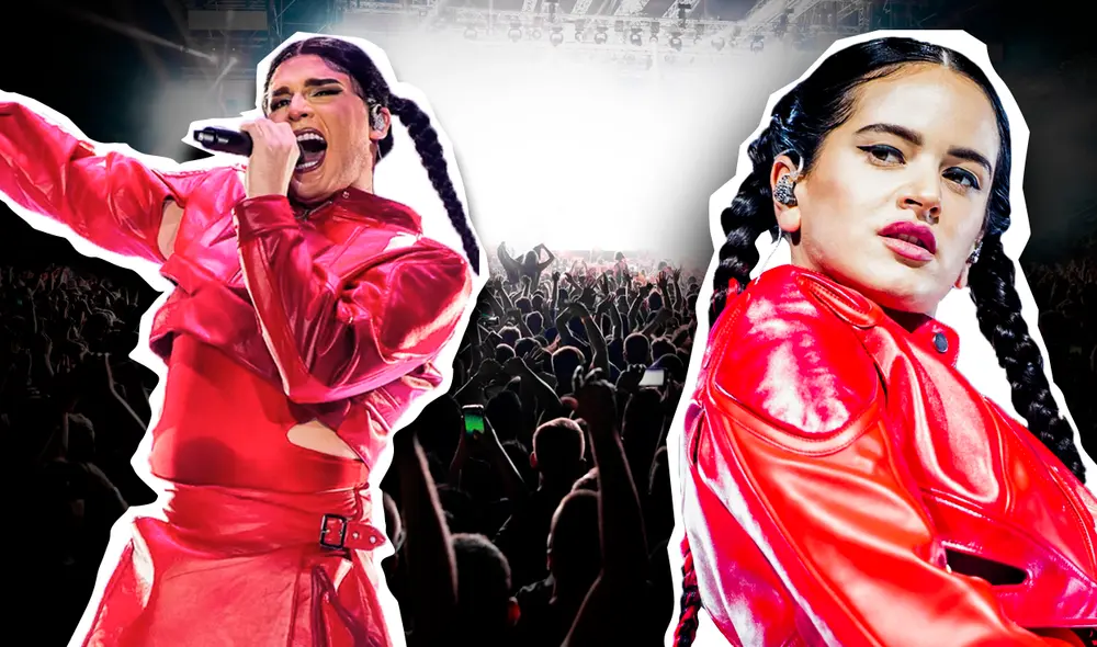 iOA hizo más de 2 conciertos en honor a Rosalía. Foto: composición LR/Fabrizio Oviedo/Instagram/iOA/Cosmopolitan