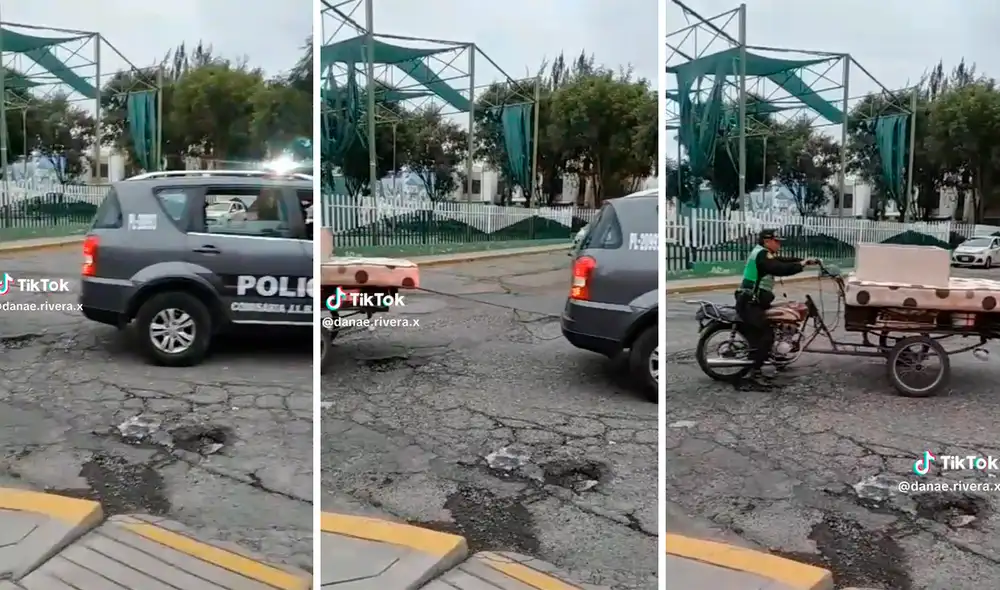 Clip se hizo rápidamente viral en TikTok. Foto: Composición LR / TikTok