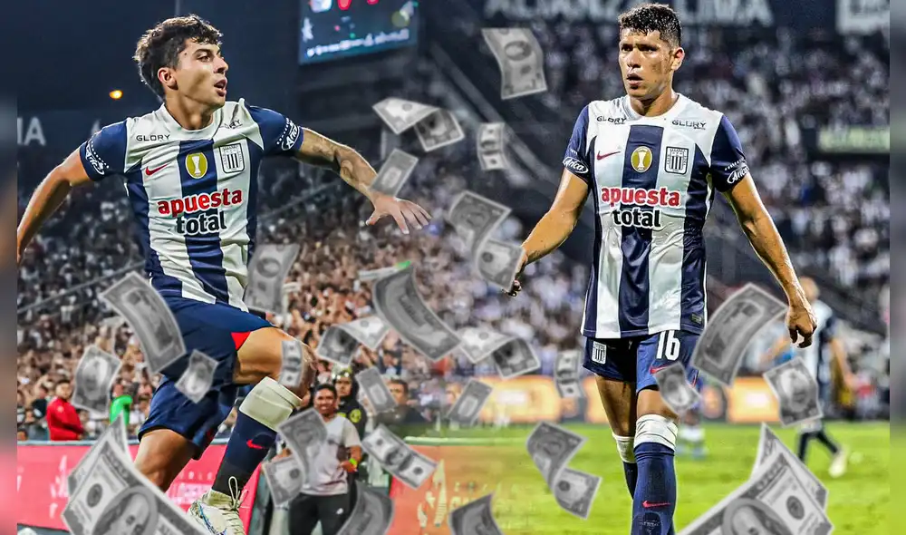 Franco Zanelatto y Jesús Castillo se integraron a Alianza Lima en el 2023. Foto: composición LR/Alianza Lima/Twitter