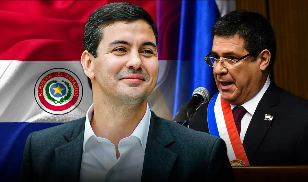 Santiago Peña es el candidato por el Partido Colorado. Foto: composición LR/AFP/EFE Santiago Peña es el candidato por el Partido Colorado. Foto: composición LR/AFP/EFE