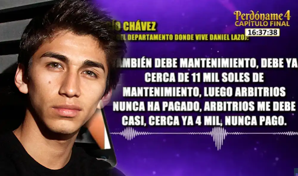 Daniel Lazo suma una nueva denuncia en su historial. Esta fue hecha por su arrendadora. Foto: composición/GLR/captura ATV