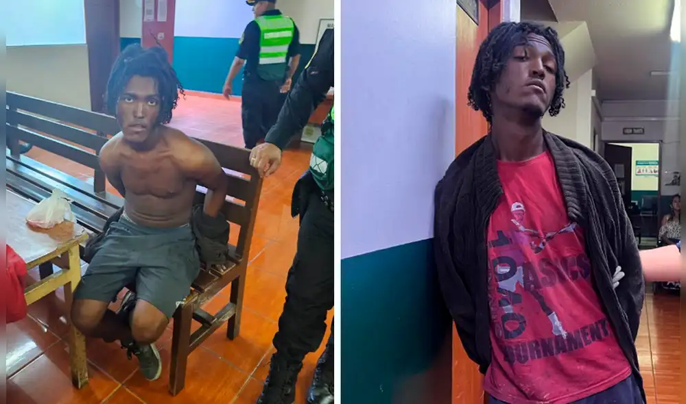 José Alberto Girón, de 22 años, fue trasladado a la Dirincri luego de ser capturado por efectivos de la PNP. Foto: composición LR / Omar Coca - La República. Video: Omar Coca / La República