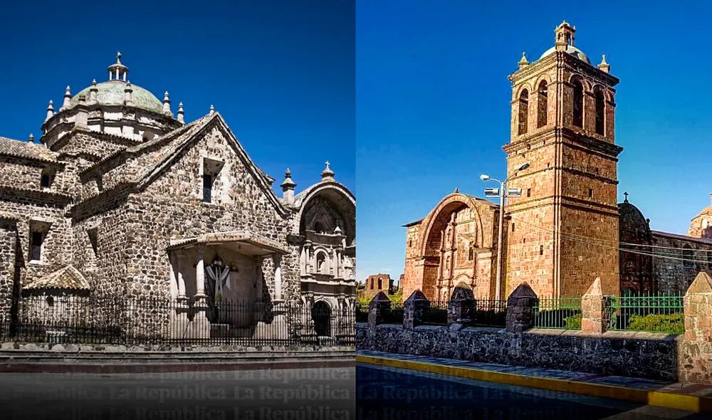 Templos históricos de Puno. Foto: composición de Fabrizio Oviedo/LR