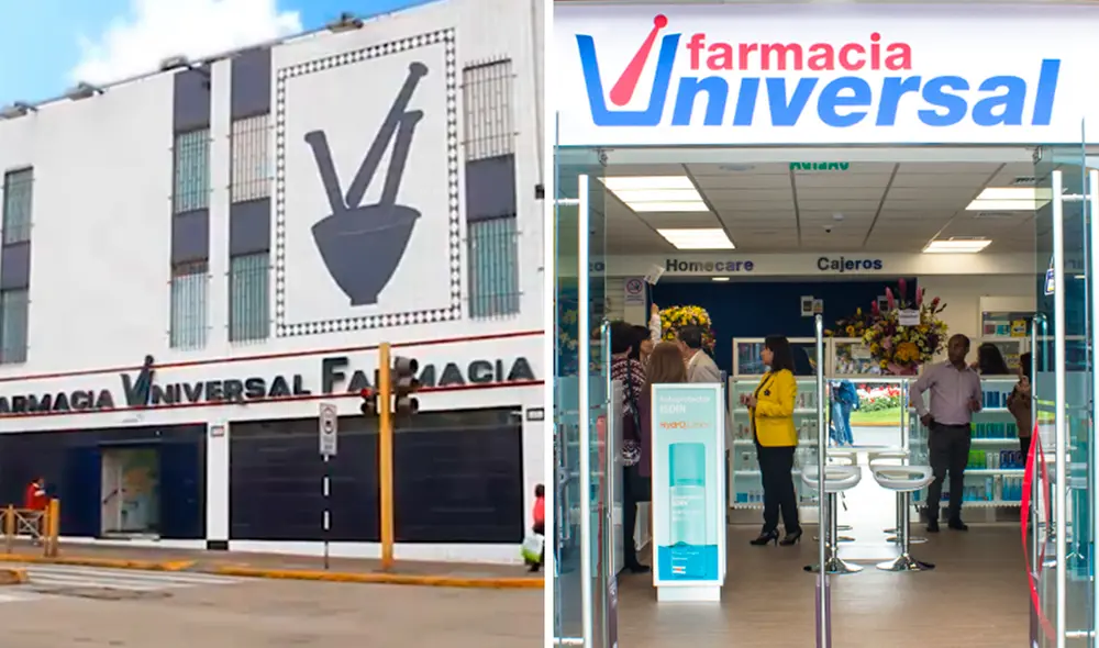 Herman Guevara junto con su esposa, María Inés Pasache, crearon la exitosa cadena Farmacia Universal. Foto: composición LR/Farmacia Universal/Facebook/YouTube