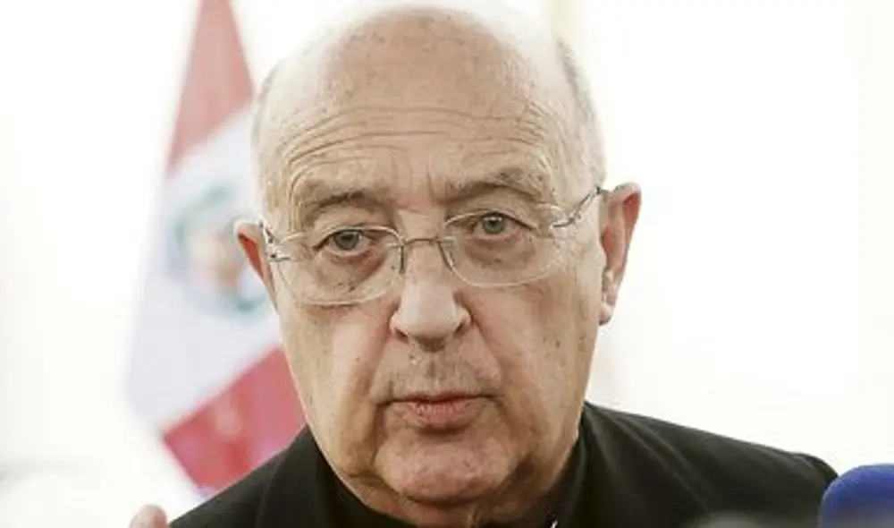 Exhortación. El cardenal Pedro Barreto a favor de que haya nuevas elecciones. Foto: Marco Cotrina/La República