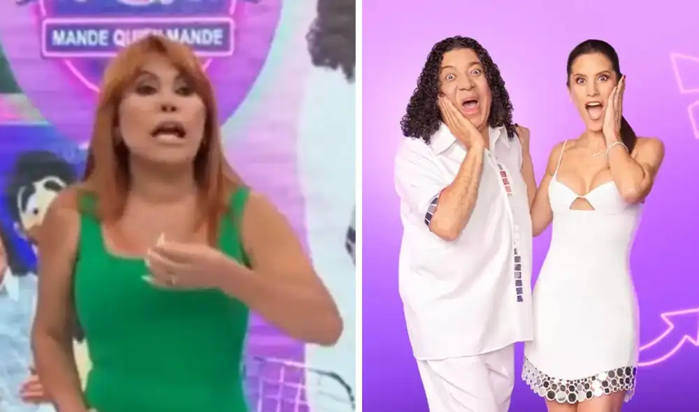 Magaly Medina pide a María Pía buscarse otro compañero en la conducción. Foto: composición LR/captura ATV/difusión/América TV