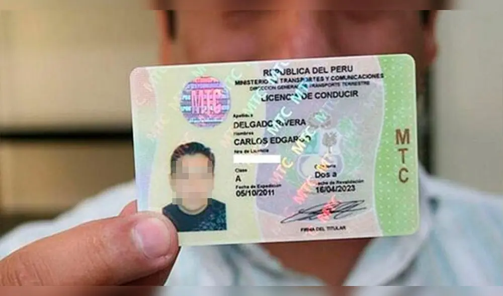 El MTC es la entidad encargada de tramitar una licencia de conducir. Foto: MTC