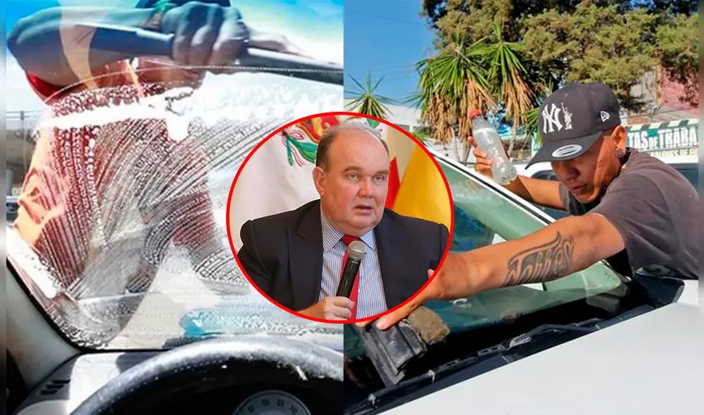 El ataque del limpiaparabrisas quedó registrado por las cámaras de seguridad. Foto: composición LR/El Sol del León/Quinto Poder El ataque del limpiaparabrisas quedó registrado por las cámaras de seguridad. Foto: composición LR/El Sol del León/Quinto Poder