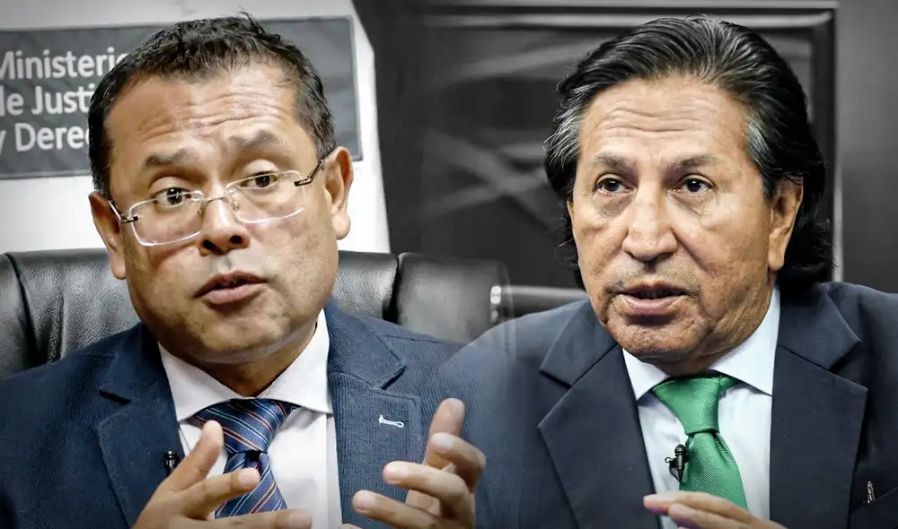 Alejandro Toledo fue captado en los exteriores de la Corte de San Francisco. Foto: composición Jazmín Ceras/La República