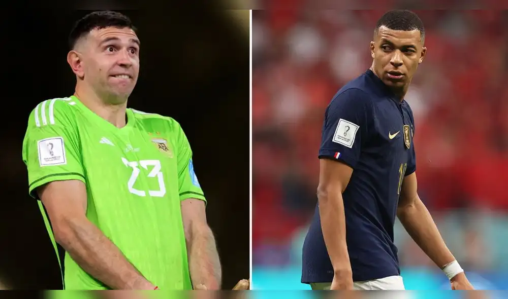 Tras la final de Qatar 2022, el 'Dibu' Martínez se burló en repetidas ocasiones de Mbappé. Foto: composición/EFE