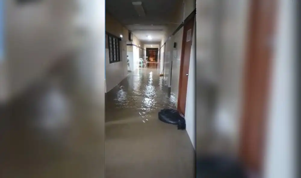 El Centro de Salud de Catacaos colapsó con las lluvias. Foto: Miguel Palacios El Centro de Salud de Catacaos colapsó con las lluvias. Foto: Miguel Palacios