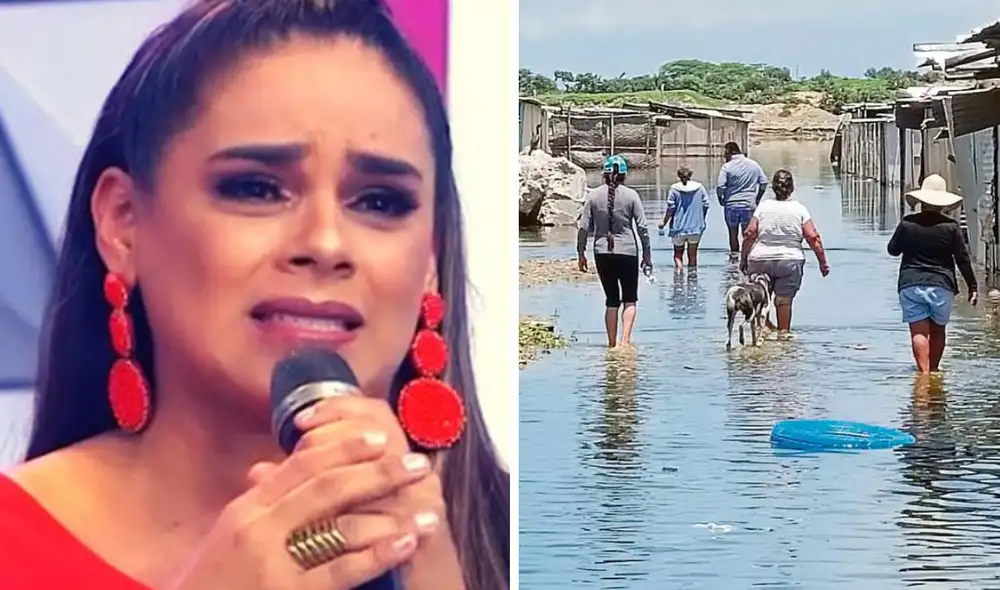 Giuliana Rengifo se solidariza con los damnificados del norte del país. Foto: captura de América TV/LR/archivo