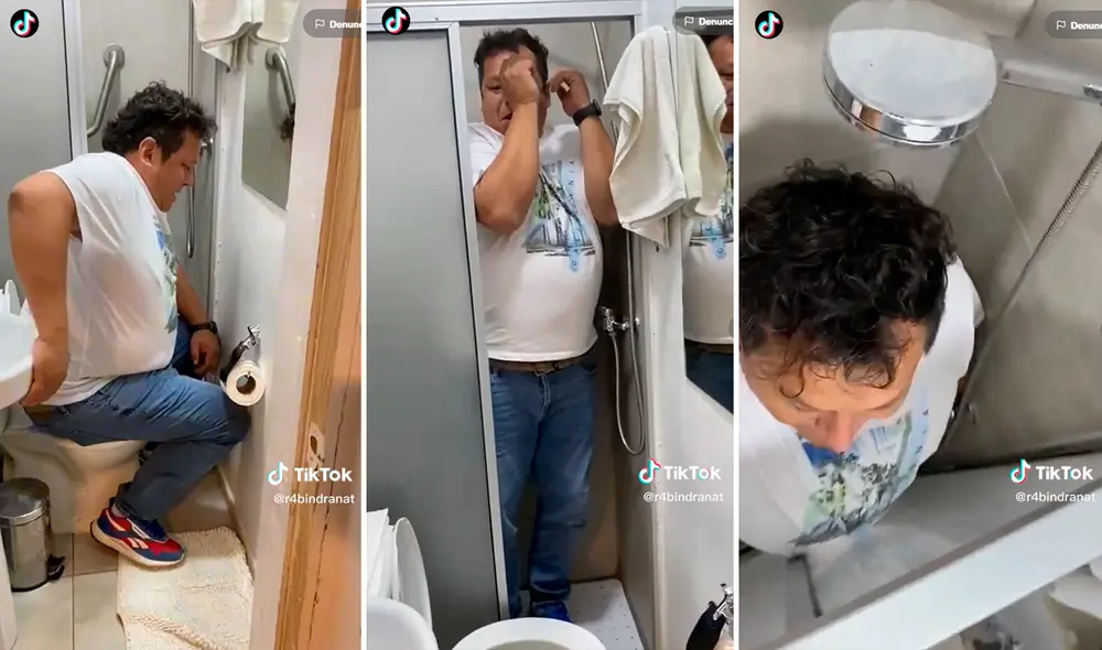 Usuarios pensaron que se trataba de un baño para niños. Foto: composición de LR/TikTok/@R4bindranat Usuarios pensaron que se trataba de un baño para niños. Foto: composición de LR/TikTok/@R4bindranat