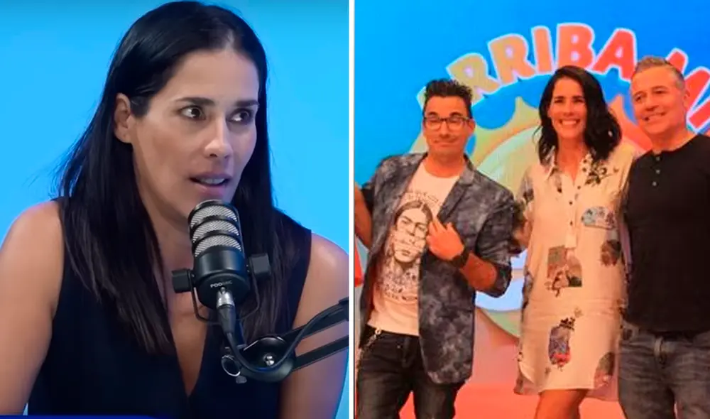 Gianella Neyra fue conductora de "Arriba mi gente". Foto: composición LR/YouTube/Latina