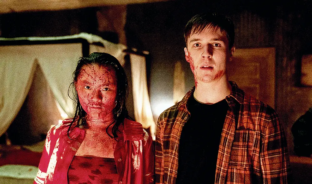 Actores. Oscar Kennedy (Jamie) junto a Thadea Graham (Vivian). Foto: difusión