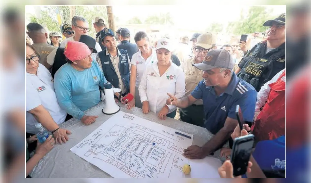 Presidenta anunció que se reforzará el trabajo de atención con más motobombas. Foto: La República