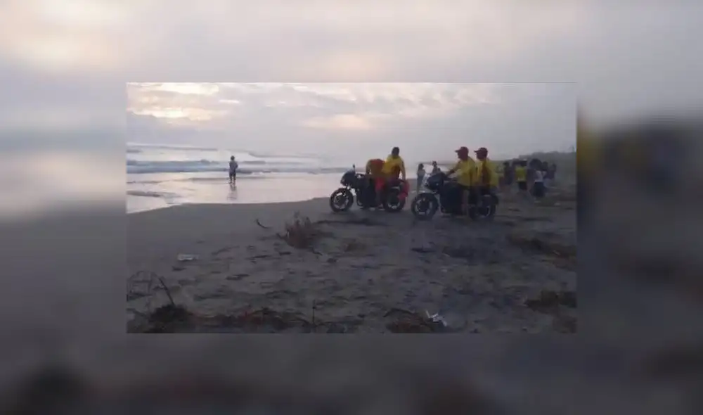 El cuerpo fue encontrado en el balneario de Huanchaco. Foto: Ozono Televisión