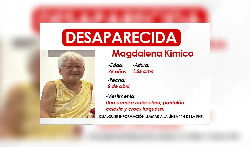 Magdalena Kimico es japonesa, pero habla español. Tiene el cabello blanco y los ojos negros. Foto: Difusión Magdalena Kimico es japonesa, pero habla español. Tiene el cabello blanco y los ojos negros. Foto: Difusión