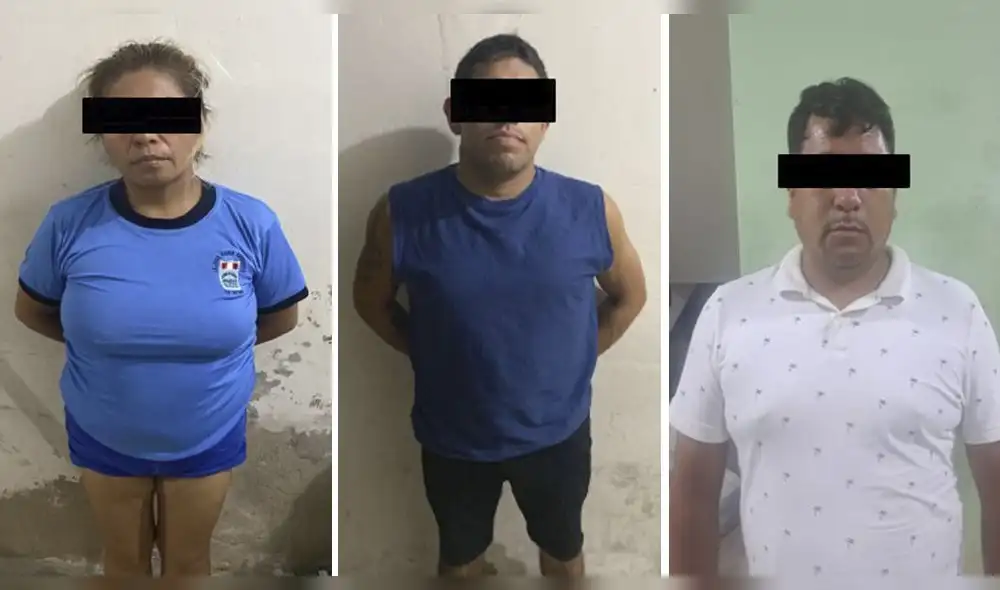 Supuestos criminales fueron detenidos en Lambayeque. Foto: PNP Supuestos criminales fueron detenidos en Lambayeque. Foto: PNP