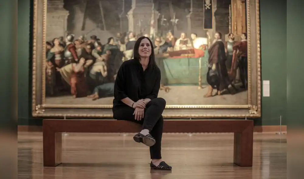 Sharon Lerner ha trabajado en el MALI por una década.  Fue curadora de  arte contemporáneo entre  2012 y 2019, y asumió el cargo de directora  oficialmente a  partir de enero de 2022. Foto: John Reyes/La República