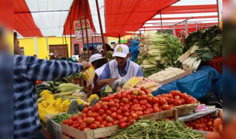 Tendencia a la baja en el costo de los alimentos continúa. Foto: Andina