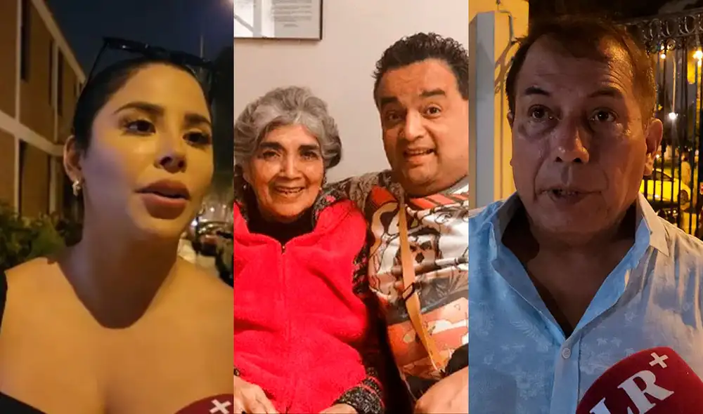 Jorge Benavides recibe visitas de colegas en velorio de su madre. Foto: composición/LR/María Pía Ponce/Instagram de Jorge Benavides