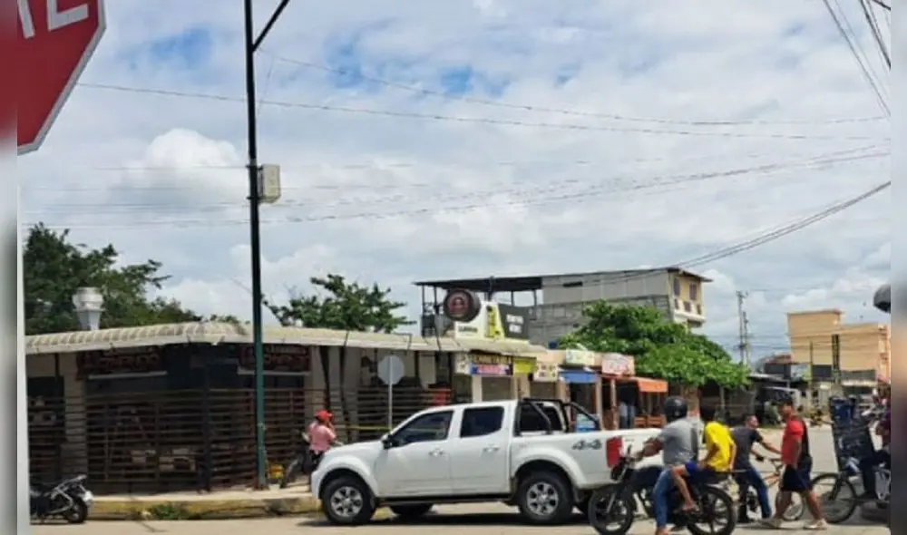 Policía investiga crimen. Foto: Diario La Hechicera