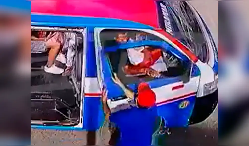 Rompen luna de combi llena en Trujillo. Foto: difusión/La República Rompen luna de combi llena en Trujillo. Foto: difusión/La República