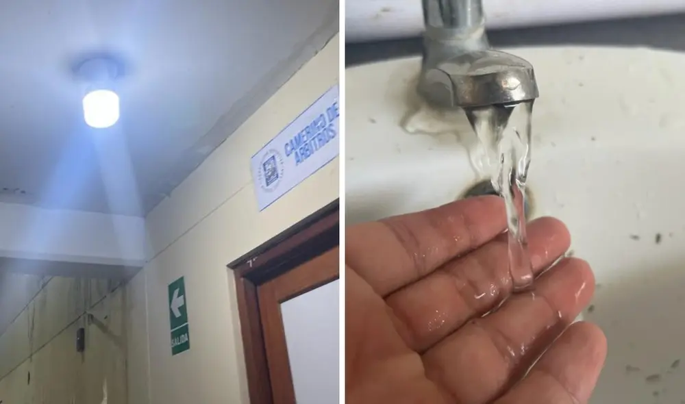 El cuadro sullanense mostró la condiciones de sus camerinos. Foto: Alianza Atlético/Twitter