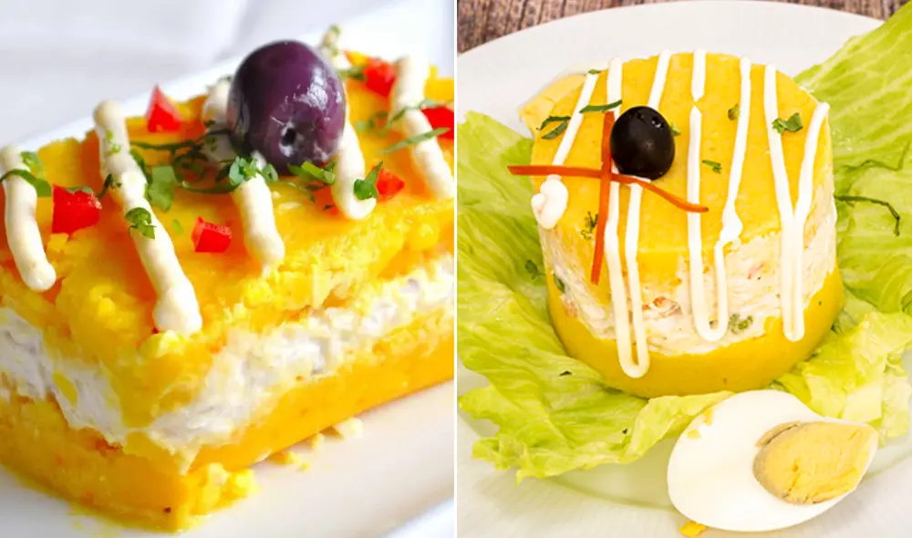 La causa rellena está hecho a base de papas, ají, amarillo, limón y otros ingredientes. Foto: composición LR/Mui Kitchen La causa rellena está hecho a base de papas, ají, amarillo, limón y otros ingredientes. Foto: composición LR/Mui Kitchen
