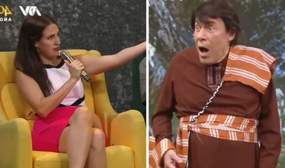 Emilia Drago deja sorprendido a Yuca con pregunta en "JB en ATV". Foto: composición LR/ Captura de ATV - Video: ATV