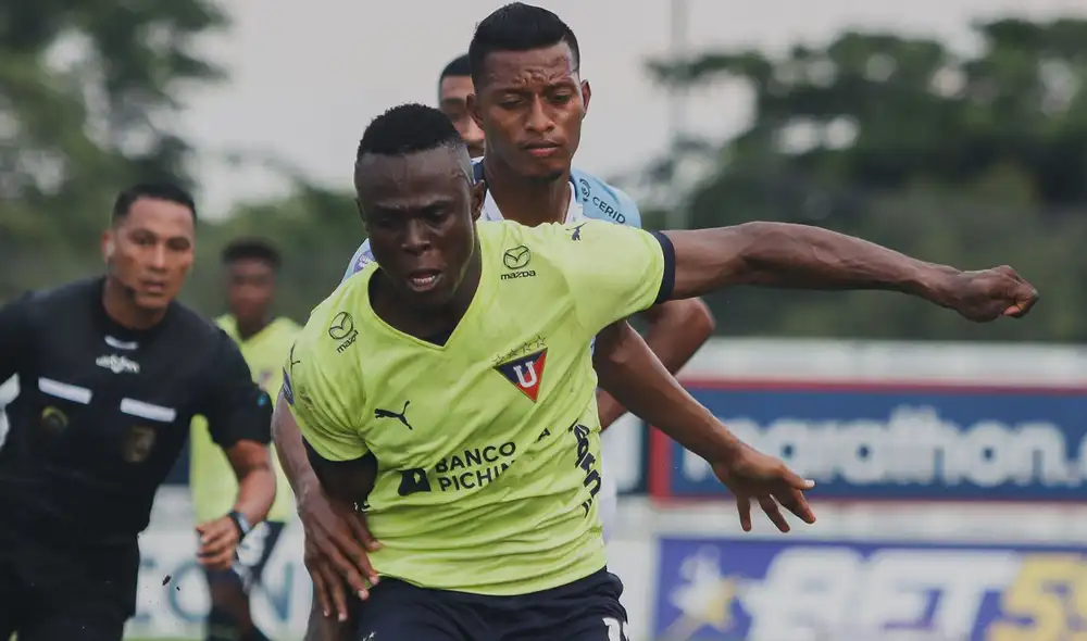 LDU escaló hasta el segundo lugar del fútbol ecuatoriano. Foto: LDU