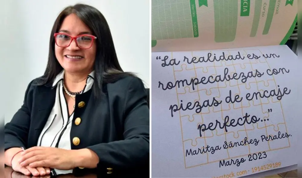 La profesora Maritza Sánchez denunció que hubo pagos no declarados en la campaña de la actual mandataria. Foto: composición LR