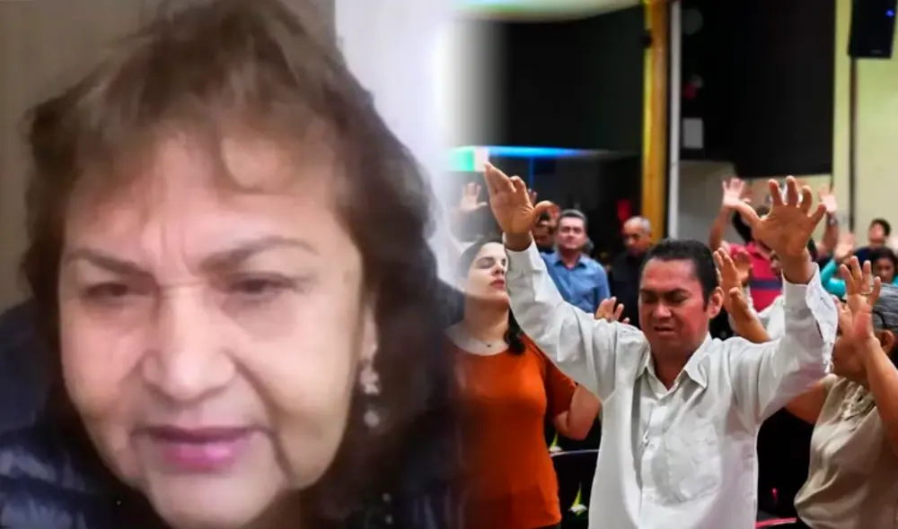 En 1999, Juanita Arévalo llegó hasta el distrito de Nuevo Chimbote y convenció a los miembros de la iglesia Bienvenido Espíritu Santo de que era pastora. Foto: composición LR/AFP/Poder Judicial