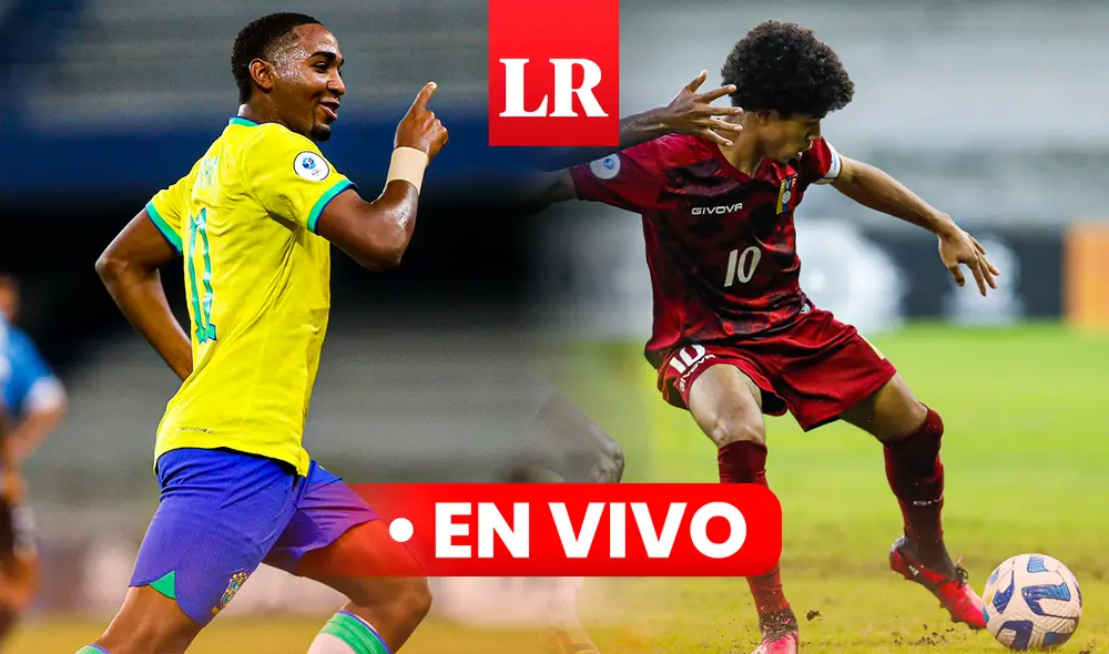 Sigue EN VIVO el duelo entre Brasil vs. Venezuela por el Sudamericano Sub-17. Foto: Composición LR/Twitter/Conmebol