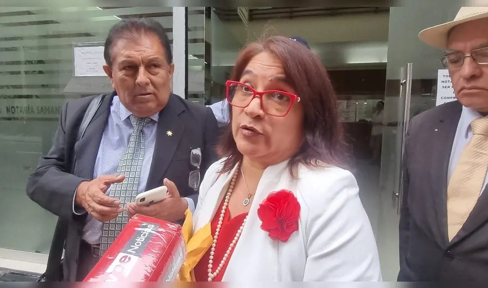 Sánchez se refirió a las tesis no encontradas de Patricia Benavides. Foto: Rosario Rojas/URPI-LR - Video: TV Perú