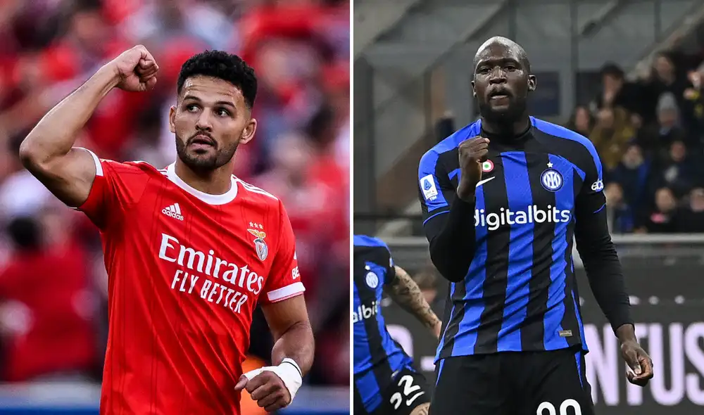Benfica e Inter buscan quedar entre los 4 primeros. Foto: Composición LR/AFP