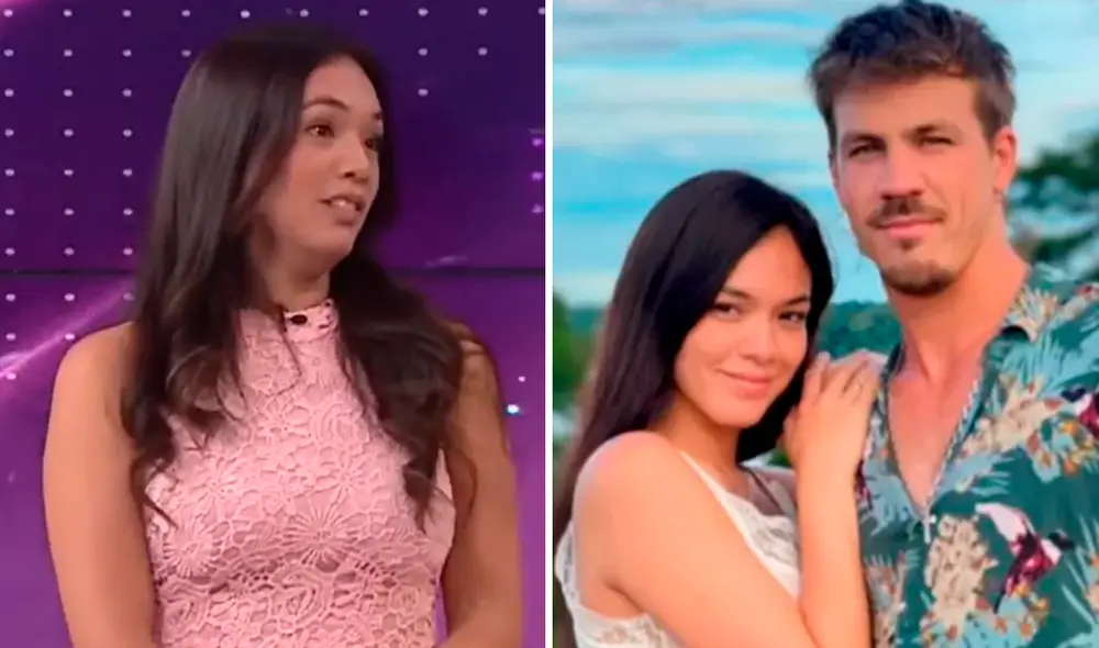 Jazmín Pinedo y Pedro Araujo comparten su felicidad en redes. Foto: composición LR/captura de América TV/Instagram/Jazmín Pinedo. Video: América TV.