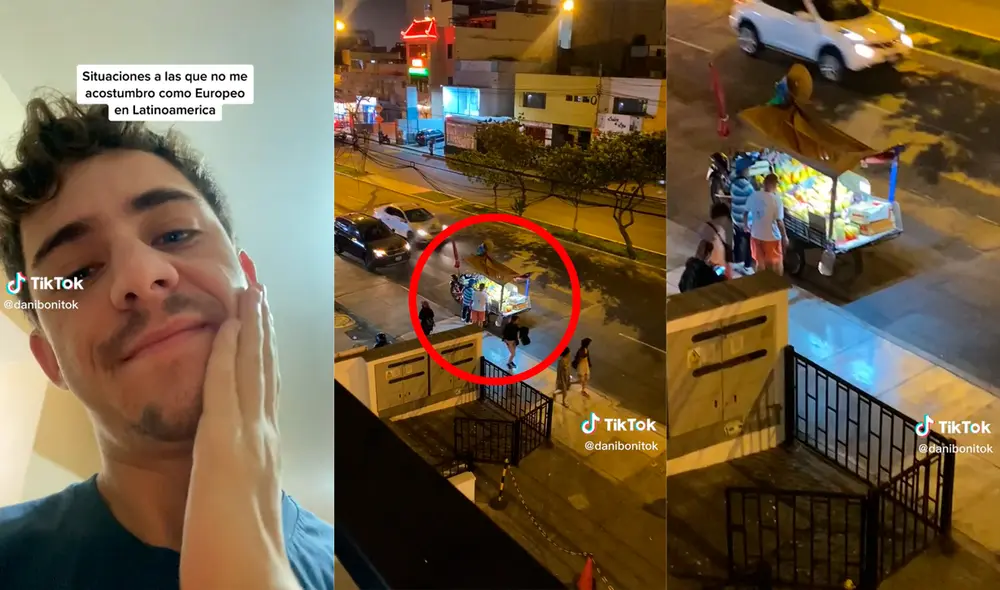 Las imágenes captadas por el europeo llamaron la atención de miles de usuarios en TikTok. Foto: composición LR/TikTok/@Danibonitok Las imágenes captadas por el europeo llamaron la atención de miles de usuarios en TikTok. Foto: composición LR/TikTok/@Danibonitok