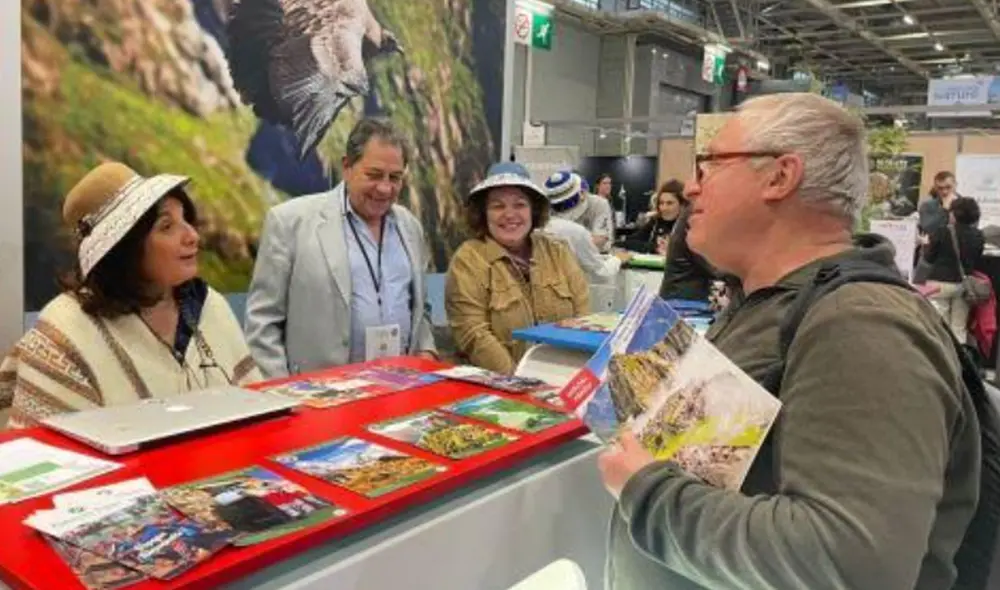 Exposición. Cañón del Colca fue promocionado en Francia. Foto: La República