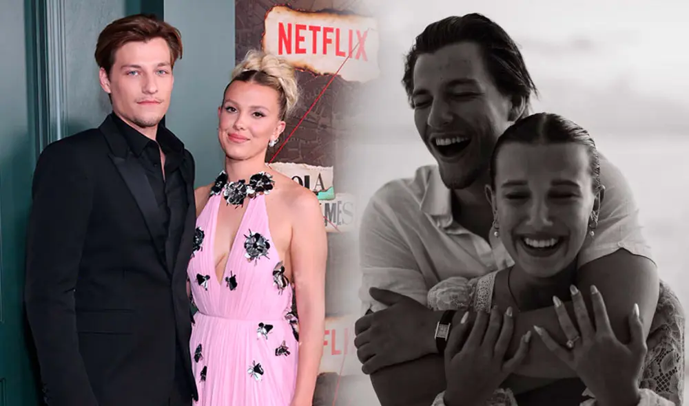 El hijo del legendario músico Bon Jovi le pidió la mano a la actriz de "Stranger things". Foto: composición LR/difusión Netflix/Instagram El hijo del legendario músico Bon Jovi le pidió la mano a la actriz de "Stranger things". Foto: composición LR/difusión Netflix/Instagram