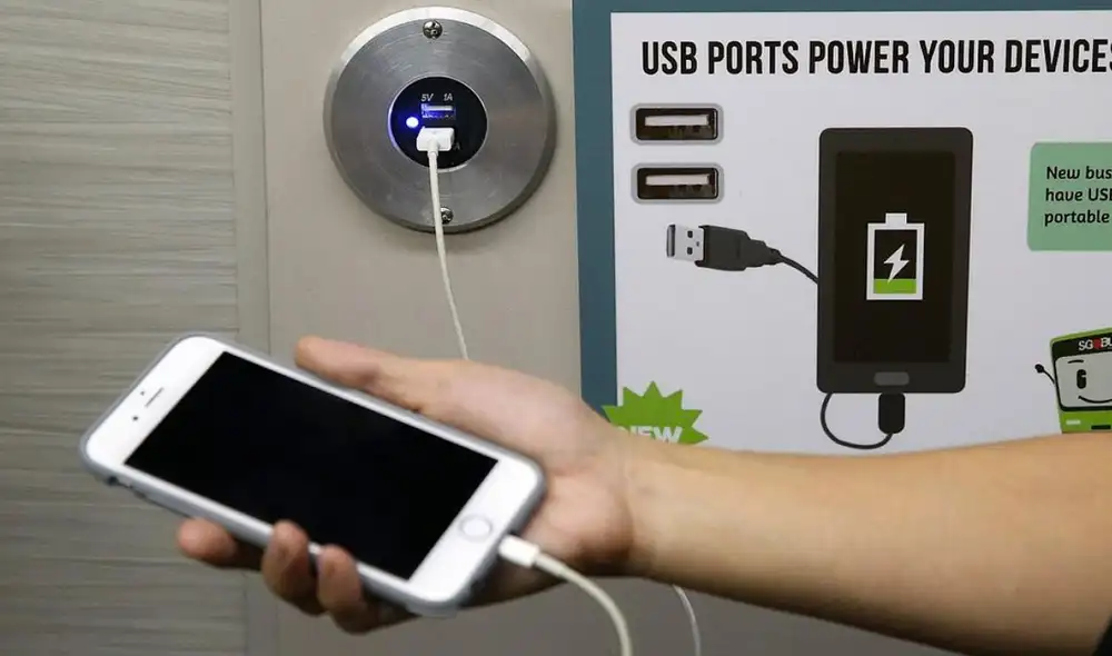 La FCC también advierte del peligro de los sitios de carga públicos. Foto: 24 horas