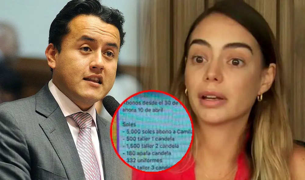 Richard Acuña contradice a Camila Ganoza con capturas enviadas a "América hoy". Foto: composición/LR/captura/América TV/ATV/difusión Richard Acuña contradice a Camila Ganoza con capturas enviadas a "América hoy". Foto: composición/LR/captura/América TV/ATV/difusión