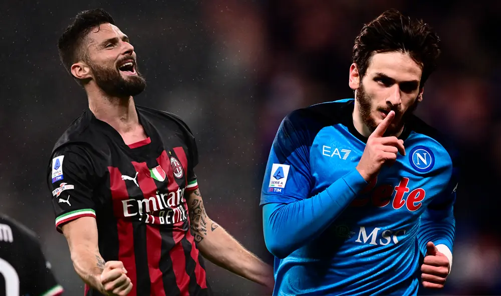 El último encuentro entre ambos terminó con goleada 4-0 por parte del AC Milan. Foto: Composición LR/AFP