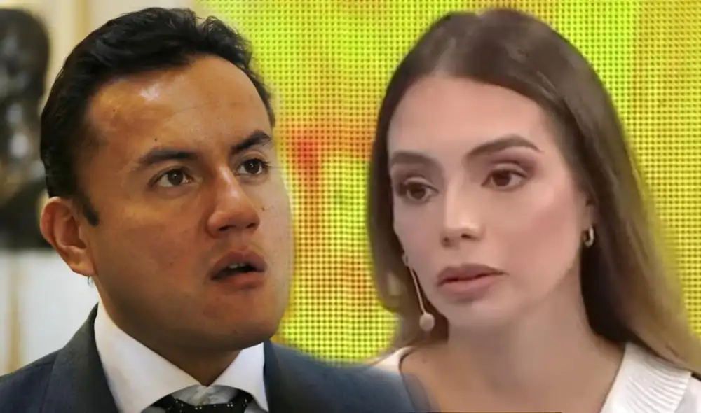 Richard Acuña negó persecución y acoso hacia su expareja Camila Ganoza. Foto: composición LR/Alianza para el Progeso/captura ATV - Video: América TV